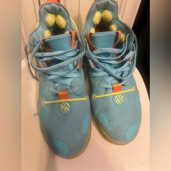 Adidas HARDEN Vol. 6 Pulse Aqua Solar Orange | Size 11 | GV8703 Basketball - Picture 8 of 14